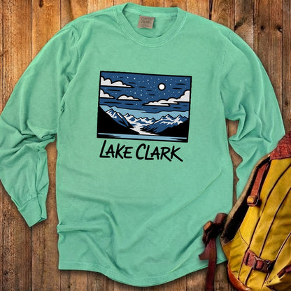 Lake Clark at Night Premium Long Sleeve