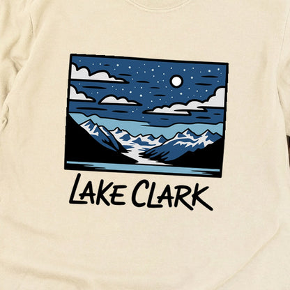 Lake Clark at Night Premium Long Sleeve