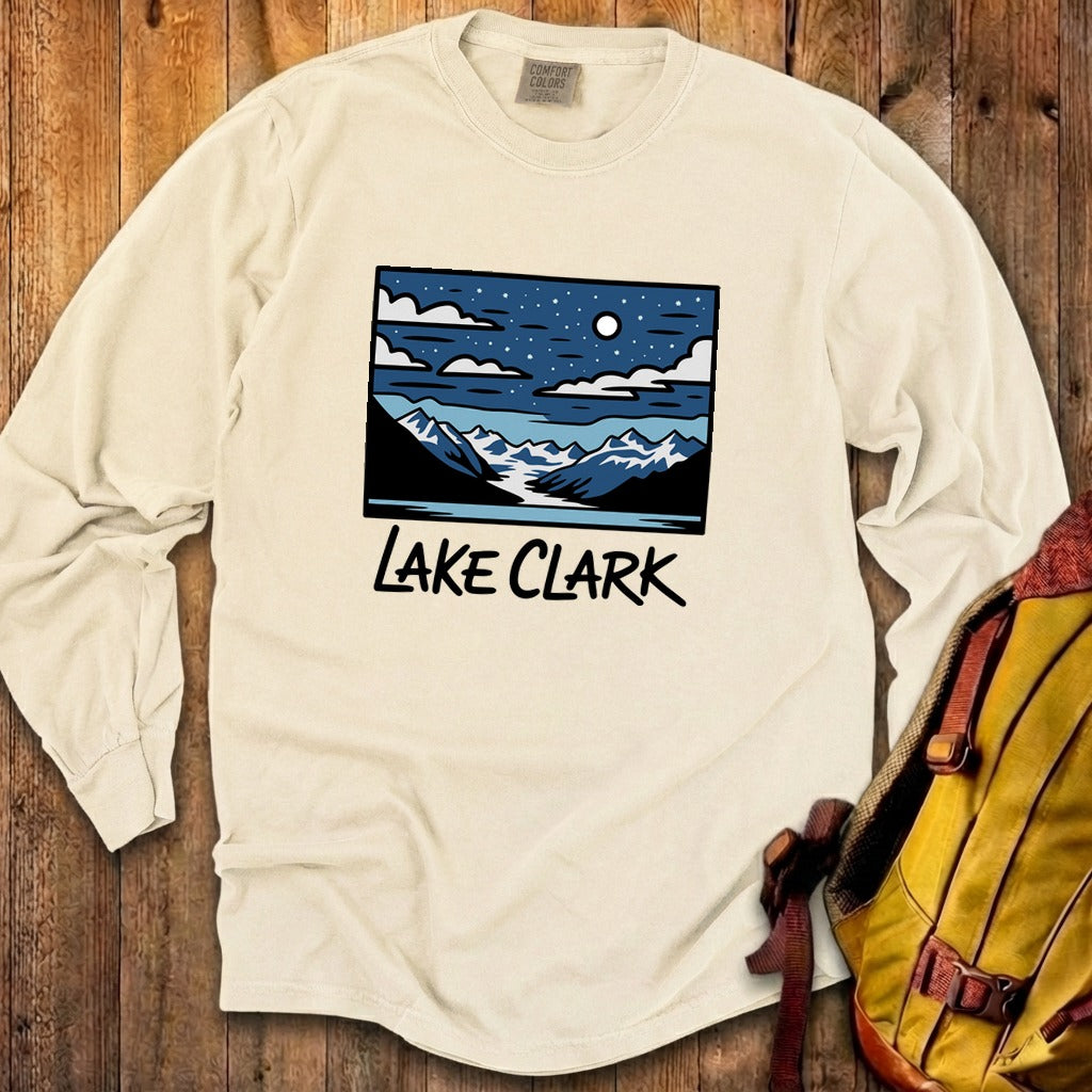 Lake Clark at Night Premium Long Sleeve