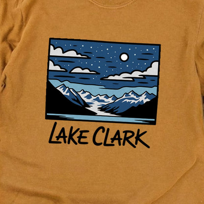 Lake Clark at Night Premium Long Sleeve