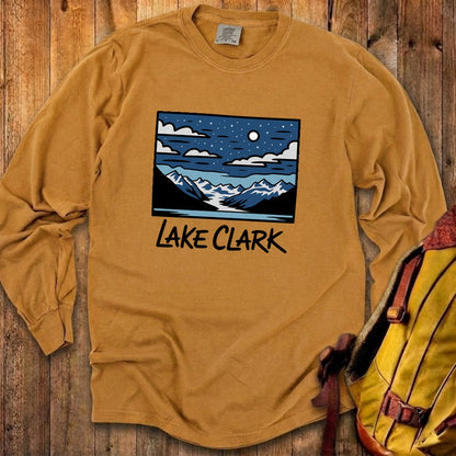 Lake Clark at Night Premium Long Sleeve