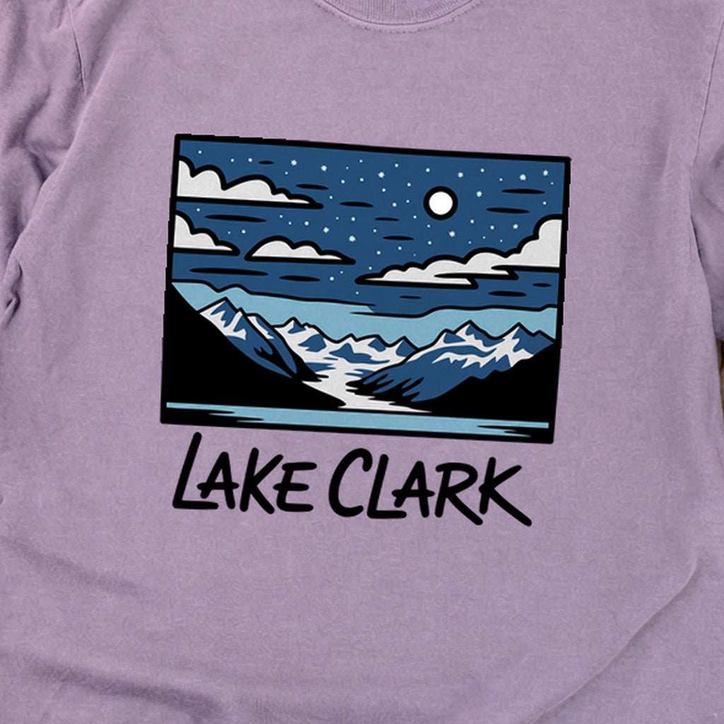 Lake Clark at Night Premium Long Sleeve