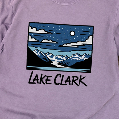 Lake Clark at Night Premium Long Sleeve
