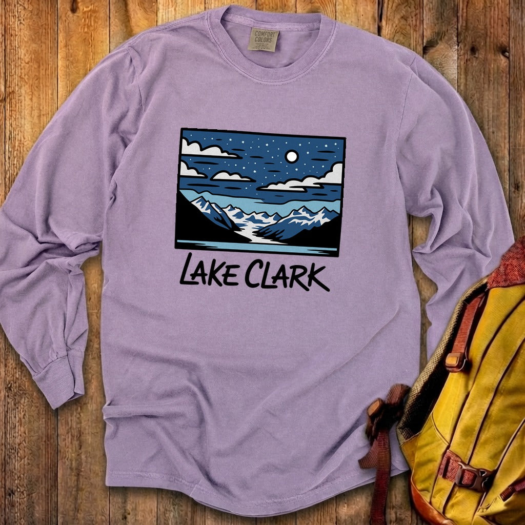 Lake Clark at Night Premium Long Sleeve