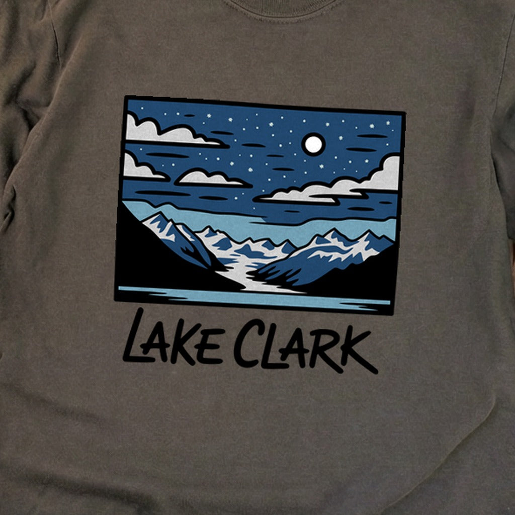 Lake Clark at Night Premium Long Sleeve