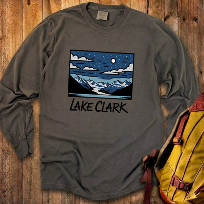 Lake Clark at Night Premium Long Sleeve