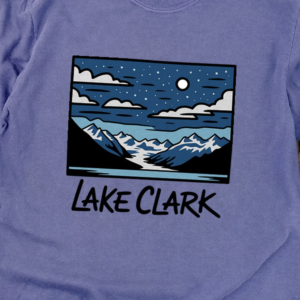 Lake Clark at Night Premium Long Sleeve