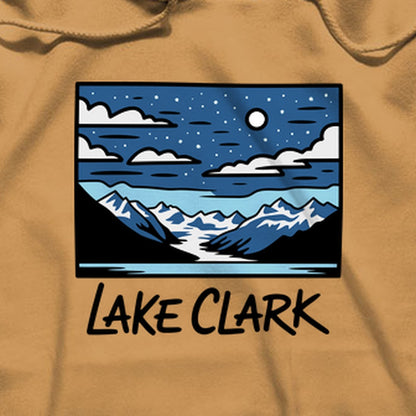 Lake Clark at Night Hoodie