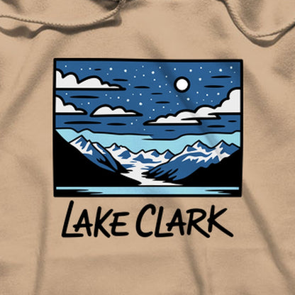 Lake Clark at Night Hoodie