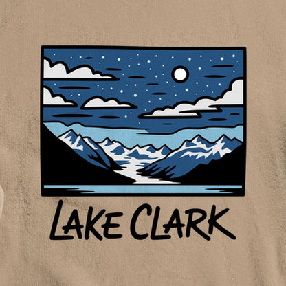 Lake Clark at Night Crewneck Sweatshirt