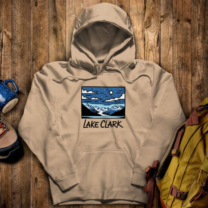 Lake Clark at Night Hoodie