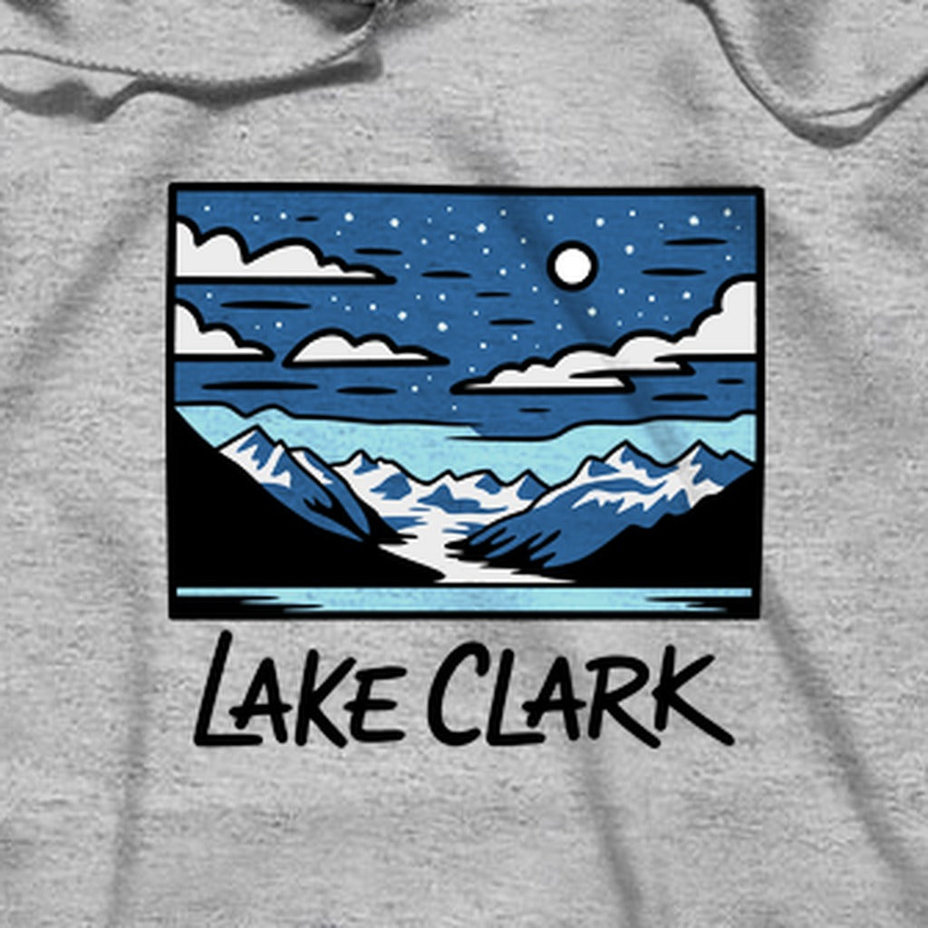 Lake Clark at Night Hoodie
