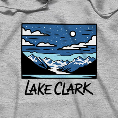 Lake Clark at Night Hoodie