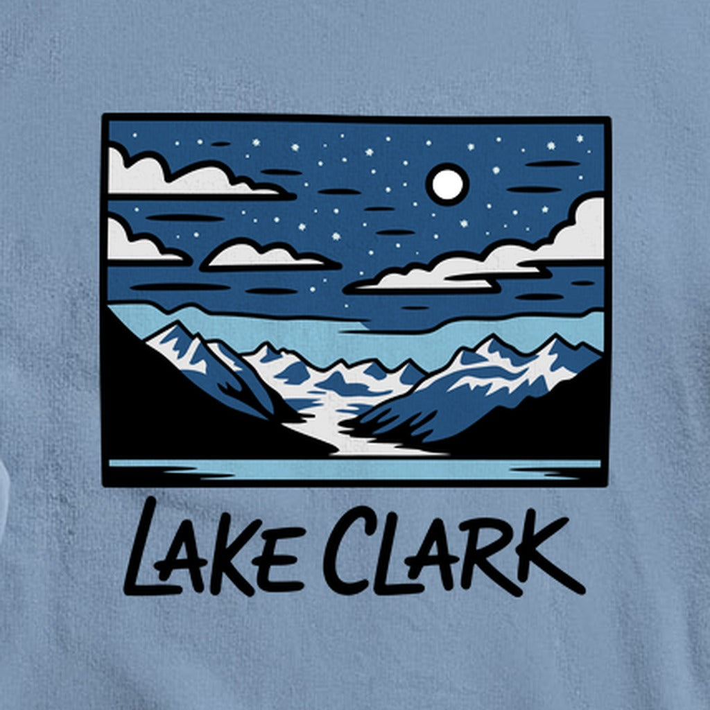 Lake Clark at Night Crewneck Sweatshirt