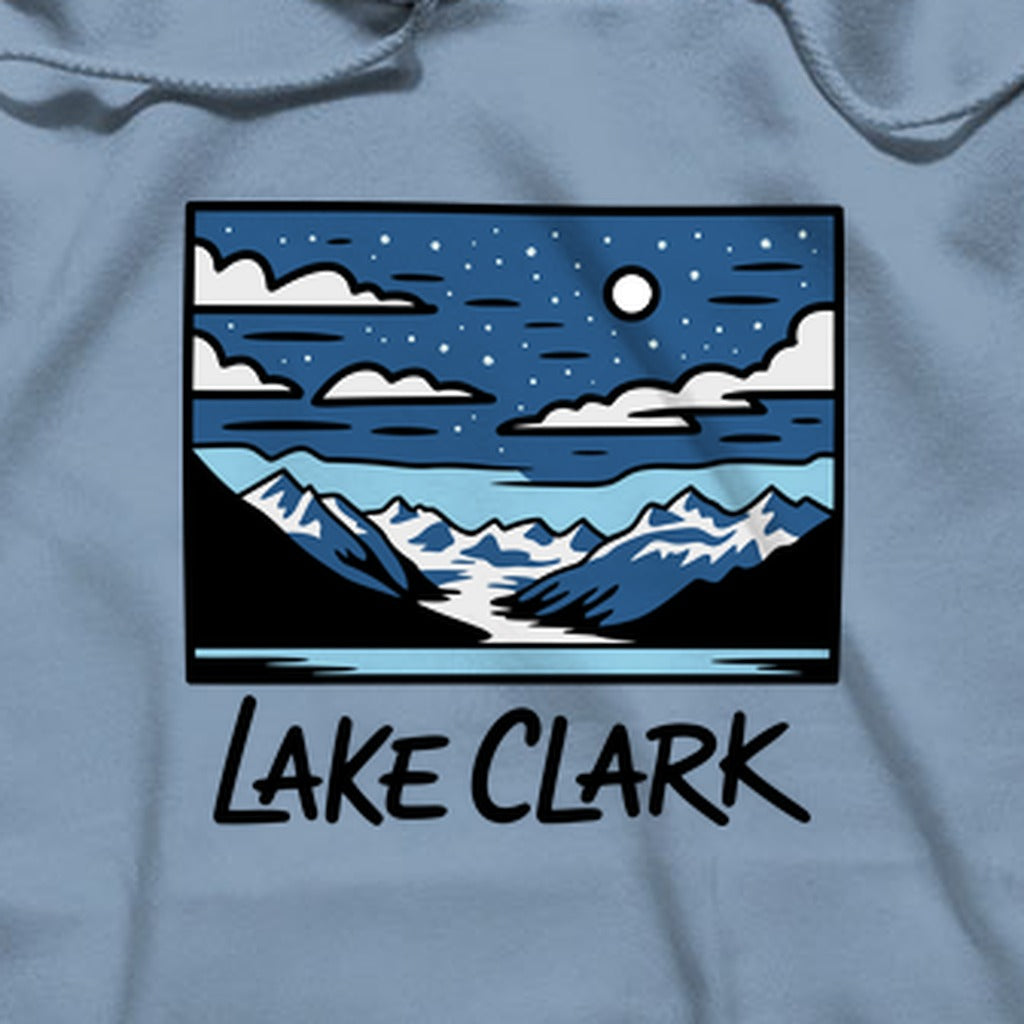 Lake Clark at Night Hoodie