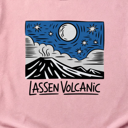 Lassen Volcanic at Night Cotton T-Shirt