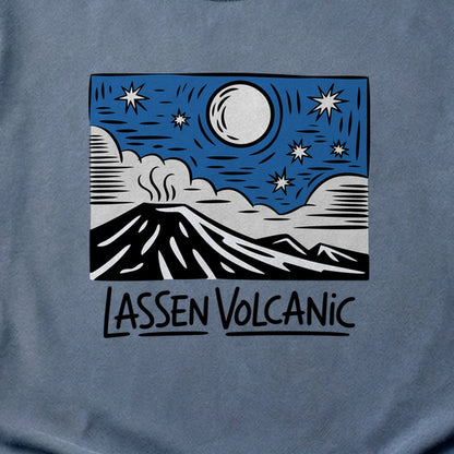 Lassen Volcanic at Night Cotton T-Shirt