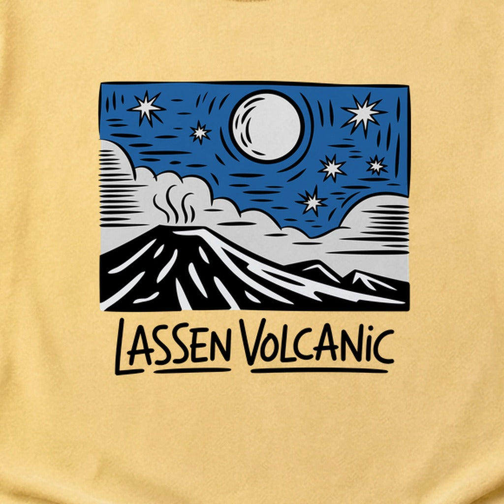 Lassen Volcanic at Night Cotton T-Shirt