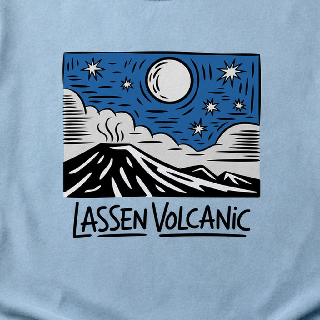 Lassen Volcanic at Night Cotton T-Shirt