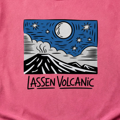 Lassen Volcanic at Night Cotton T-Shirt