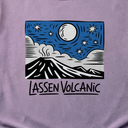 Lassen Volcanic at Night Cotton T-Shirt