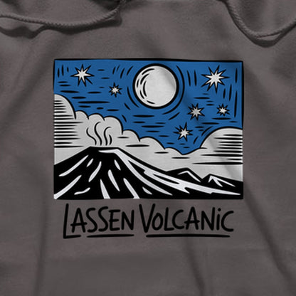 Lassen Volcanic at Night Hoodie