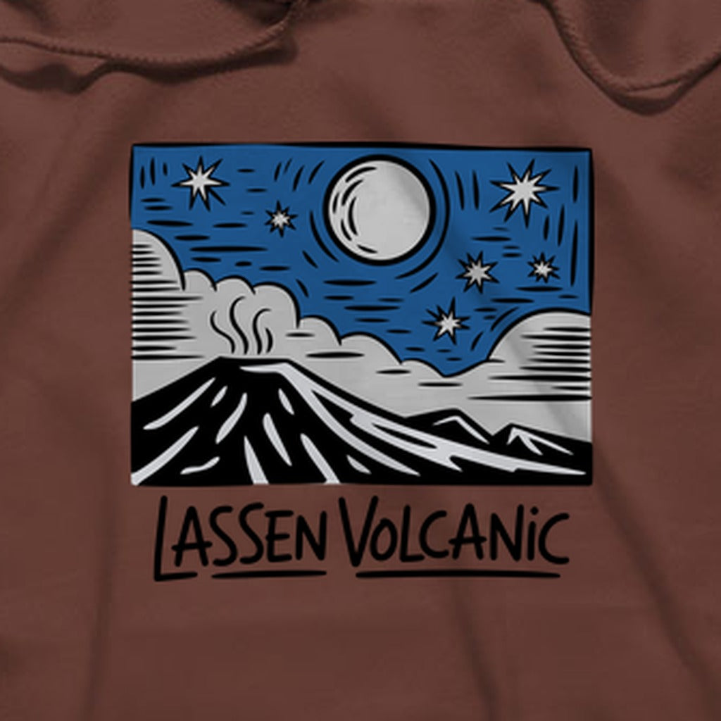 Lassen Volcanic at Night Hoodie