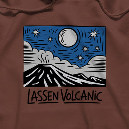 Lassen Volcanic at Night Hoodie
