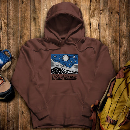 Lassen Volcanic at Night Hoodie