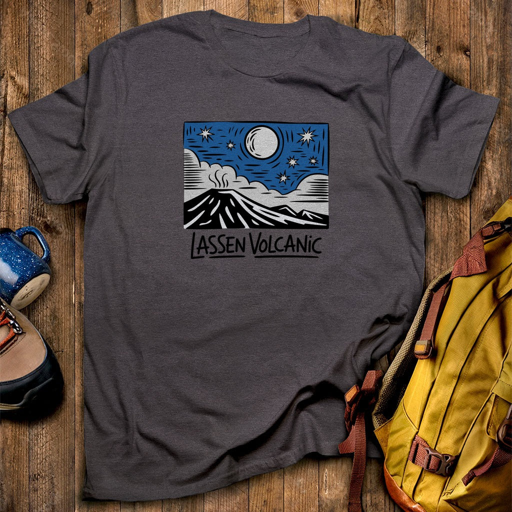 Lassen Volcanic at Night T-Shirt