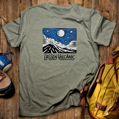Lassen Volcanic at Night T-Shirt