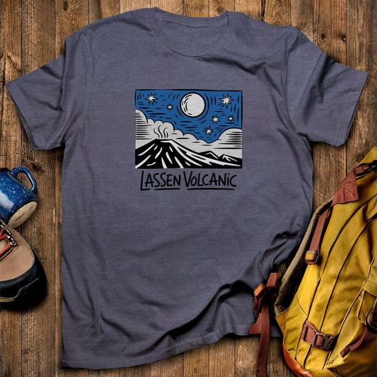 Lassen Volcanic at Night T-Shirt