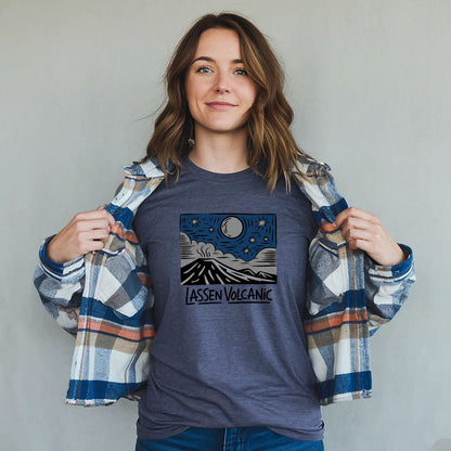 Lassen Volcanic at Night T-Shirt