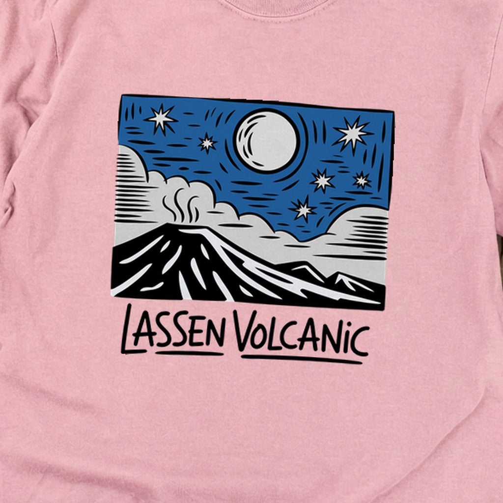 Lassen Volcanic at Night Premium Long Sleeve