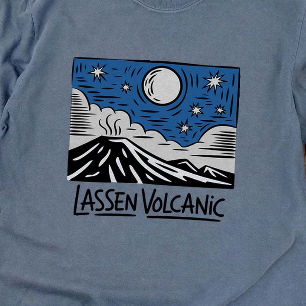 Lassen Volcanic at Night Premium Long Sleeve