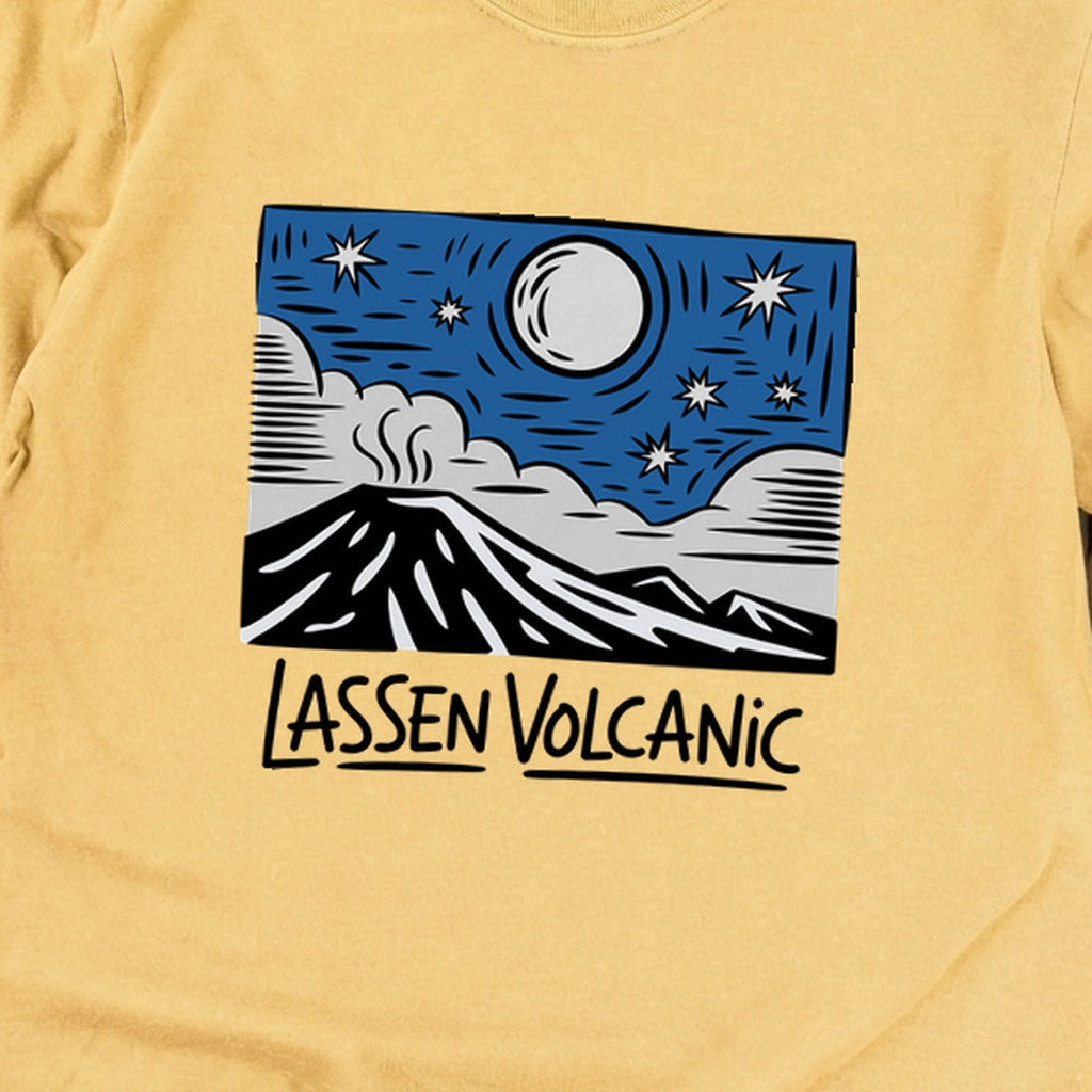 Lassen Volcanic at Night Premium Long Sleeve