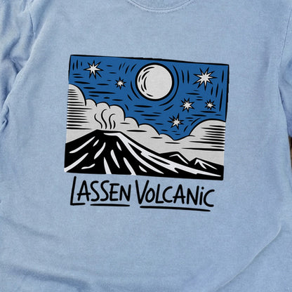 Lassen Volcanic at Night Premium Long Sleeve