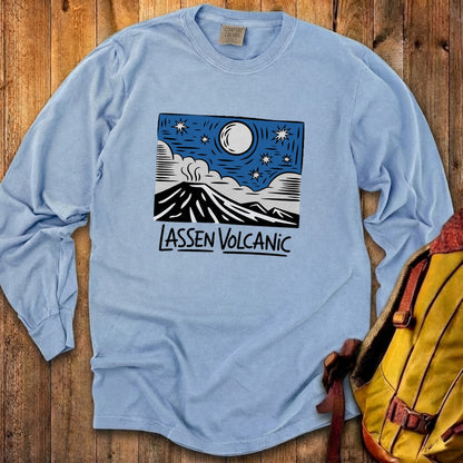 Lassen Volcanic at Night Premium Long Sleeve