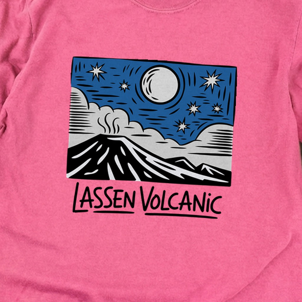 Lassen Volcanic at Night Premium Long Sleeve