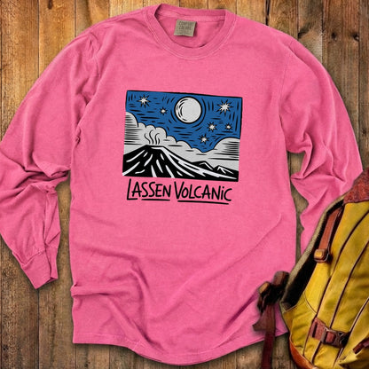 Lassen Volcanic at Night Premium Long Sleeve