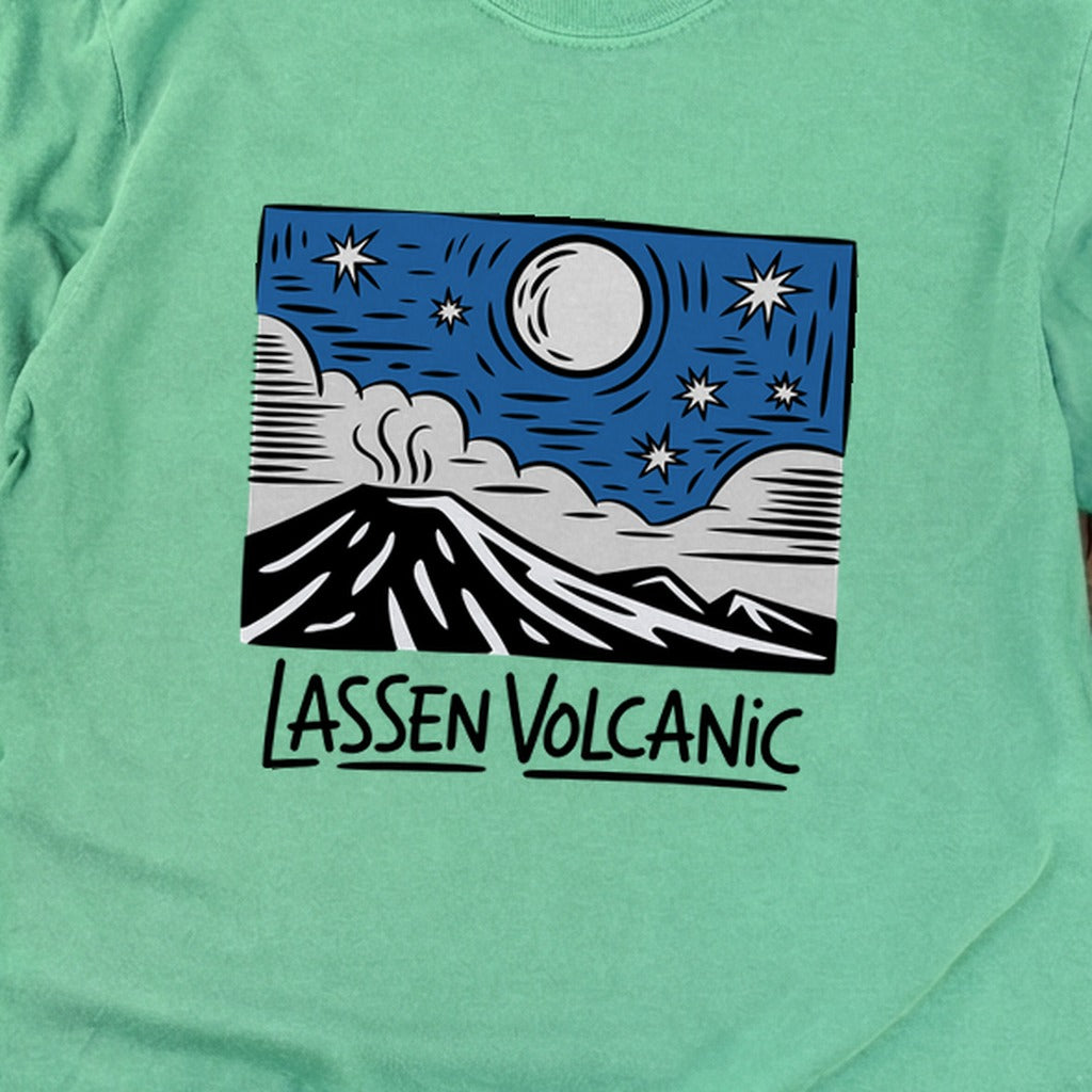 Lassen Volcanic at Night Premium Long Sleeve
