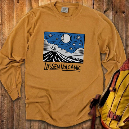 Lassen Volcanic at Night Premium Long Sleeve