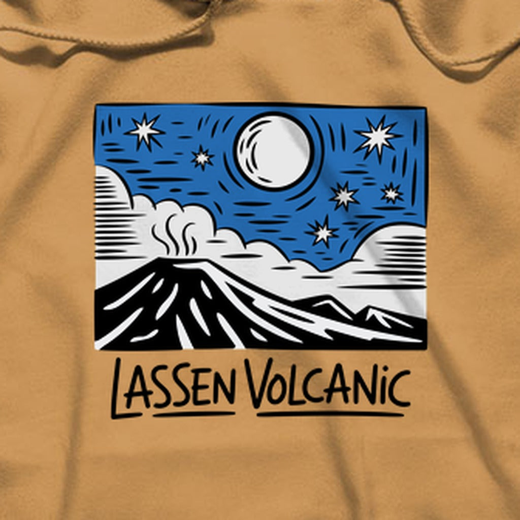 Lassen Volcanic at Night Hoodie