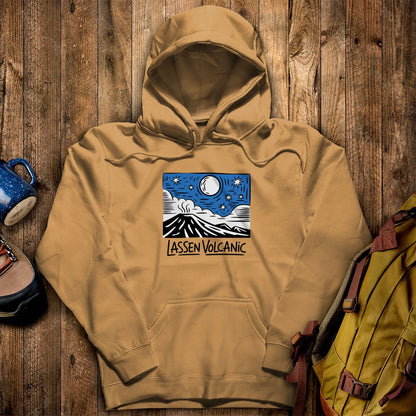 Lassen Volcanic at Night Hoodie