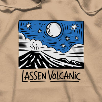 Lassen Volcanic at Night Hoodie