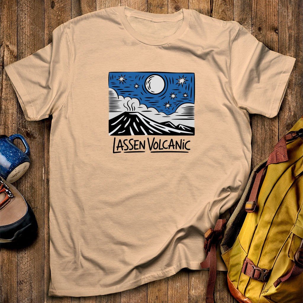 Lassen Volcanic at Night T-Shirt