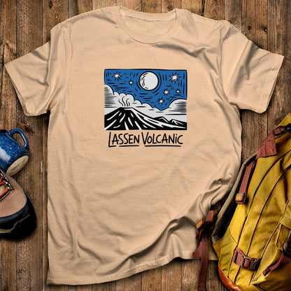 Lassen Volcanic at Night T-Shirt