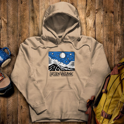 Lassen Volcanic at Night Hoodie