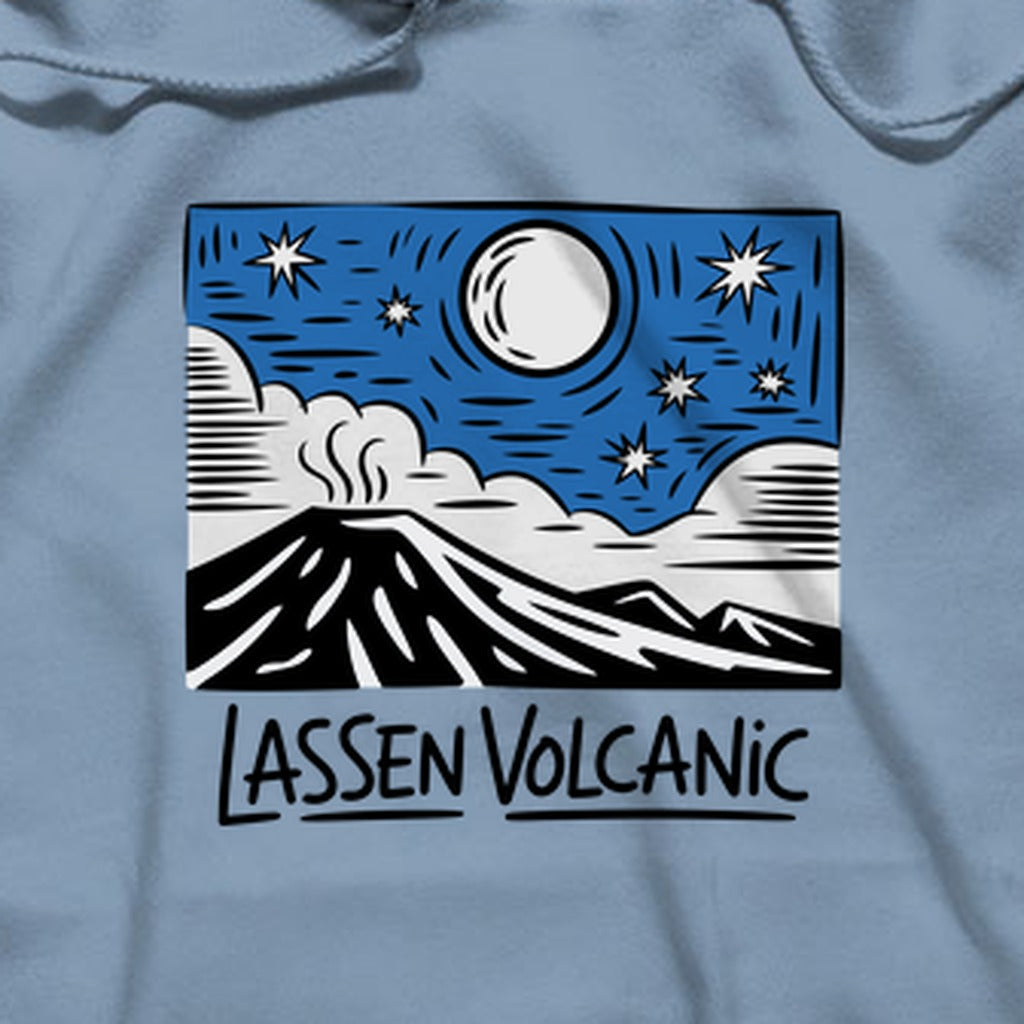 Lassen Volcanic at Night Hoodie