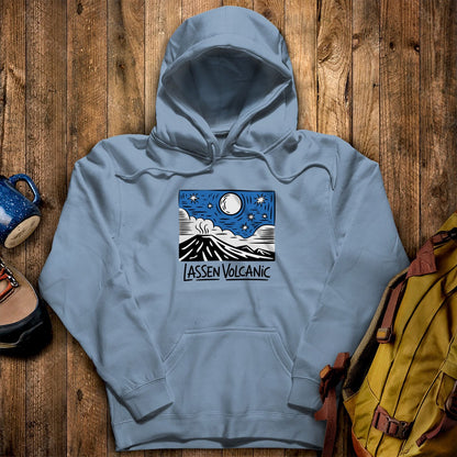 Lassen Volcanic at Night Hoodie